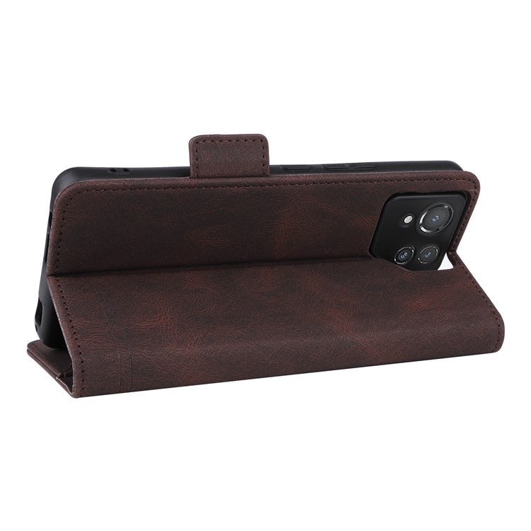 For Asus ROG Phone 8 Pro 5G / 8 5G Wallet Case Leather Phone Cover Stand Protector - Coffee