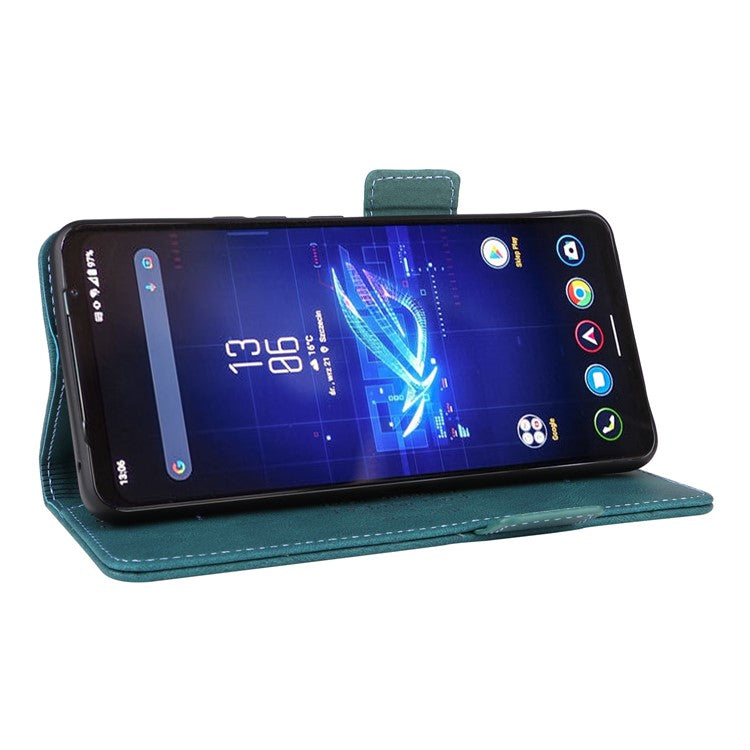 For Asus ROG Phone 8 Pro 5G / 8 5G Wallet Case Leather Phone Cover Stand Protector - Blue