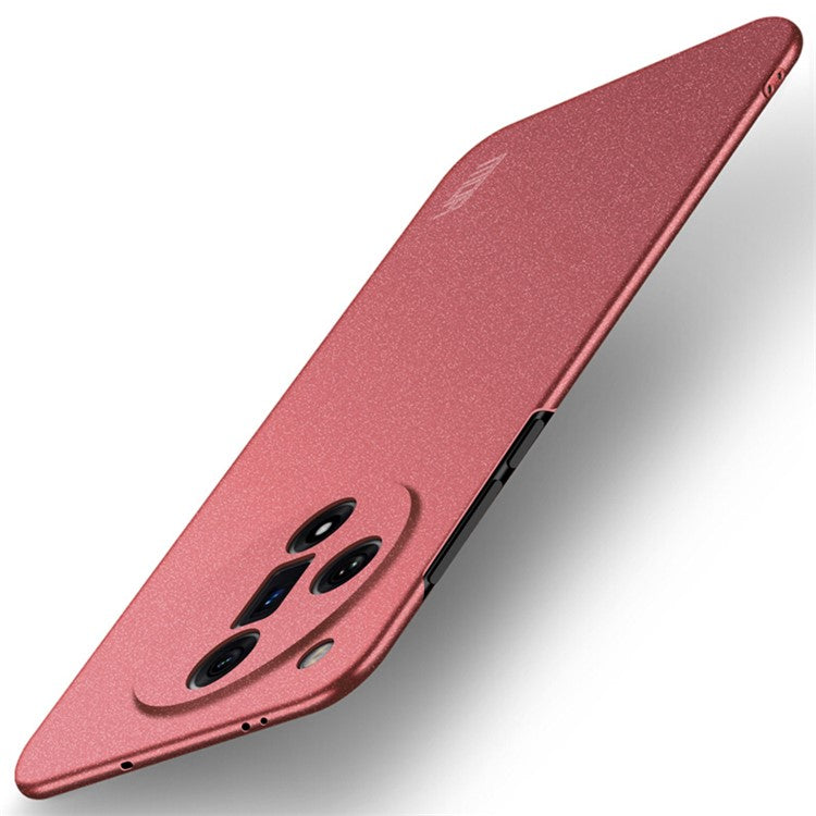 MOFI Shield Matte Series for Oppo Find X7 5G Back Case Hard Slim PC Mobile Phone Cover - Red