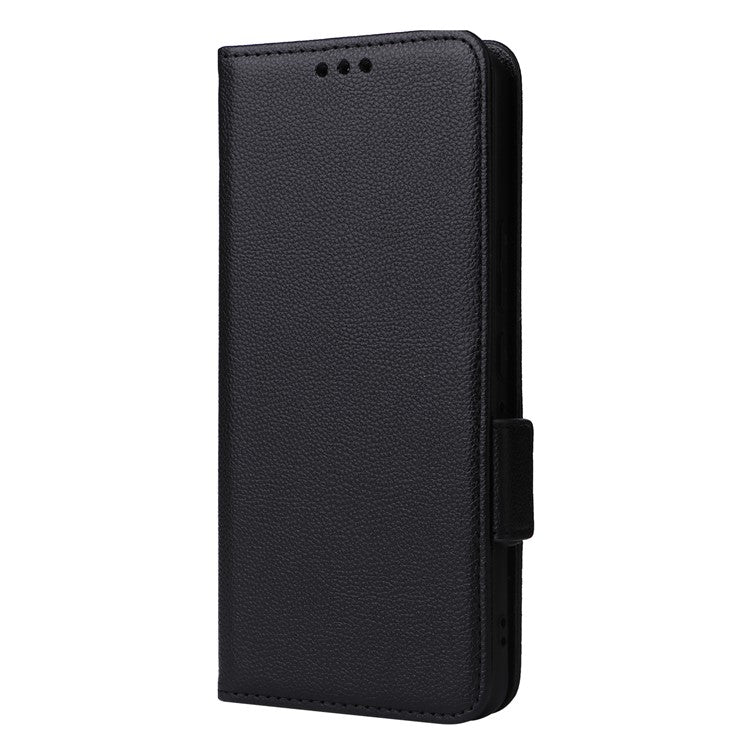 For Asus ROG Phone 8 5G / ROG Phone 8 Pro 5G Case PU Leather Wallet Phone Cover - Black