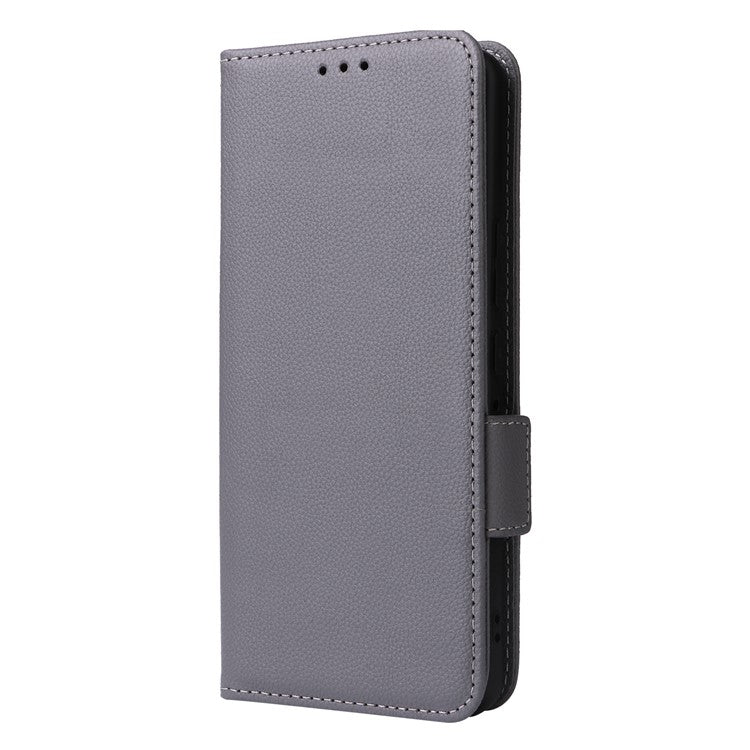 For Asus ROG Phone 8 5G / ROG Phone 8 Pro 5G Case PU Leather Wallet Phone Cover - Grey