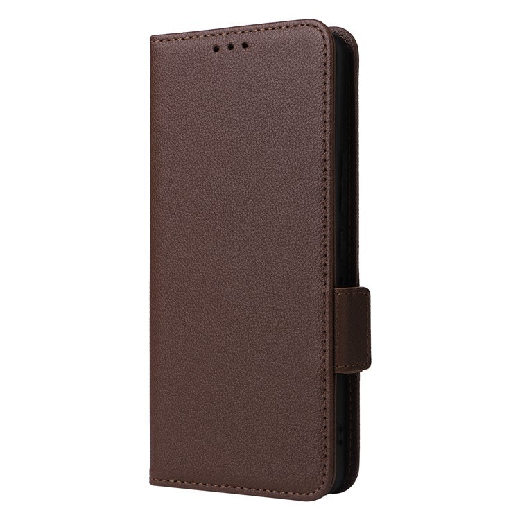 For Asus ROG Phone 8 5G / ROG Phone 8 Pro 5G Case PU Leather Wallet Phone Cover - Brown