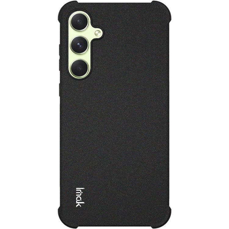 IMAK For Samsung Galaxy A55 5G Case Airbag Corner Matte TPU Phone Cover - Black