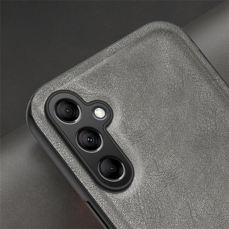For Samsung Galaxy A05s 4G Case Vintage TPU+PU Phone Protective Cover - Purple