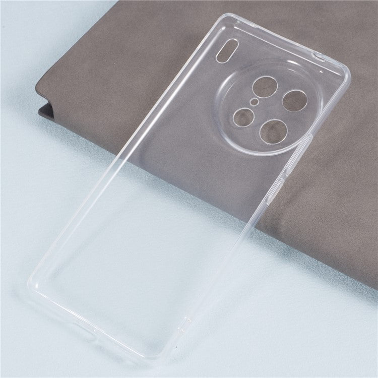 For vivo X90 Pro 5G Case Clear TPU Phone Cover with Precise Lens Cutout
