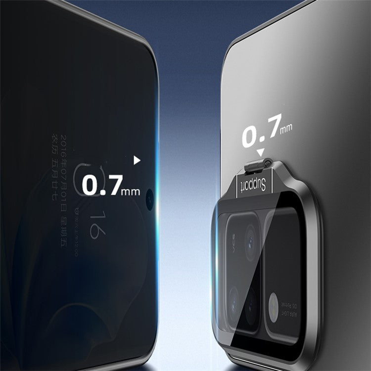 For vivo S18 5G / S18 Pro 5G Case TPU+PC Anti-slip Phone Back Protector - Cyan