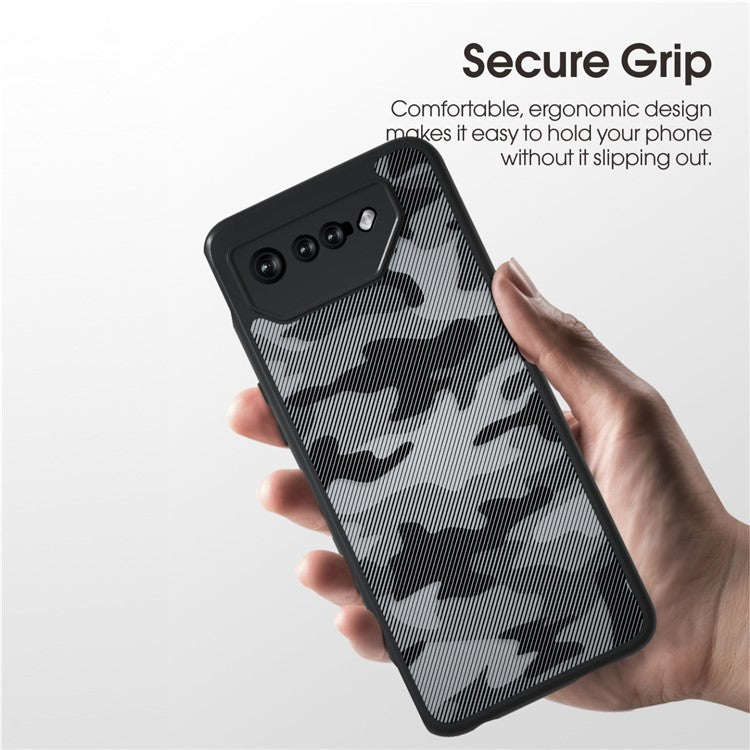 IBMRS For Asus ROG Phone 7 5G Cases Anti-Scratch TPU+PC Phone Cover Shell - Matte Black