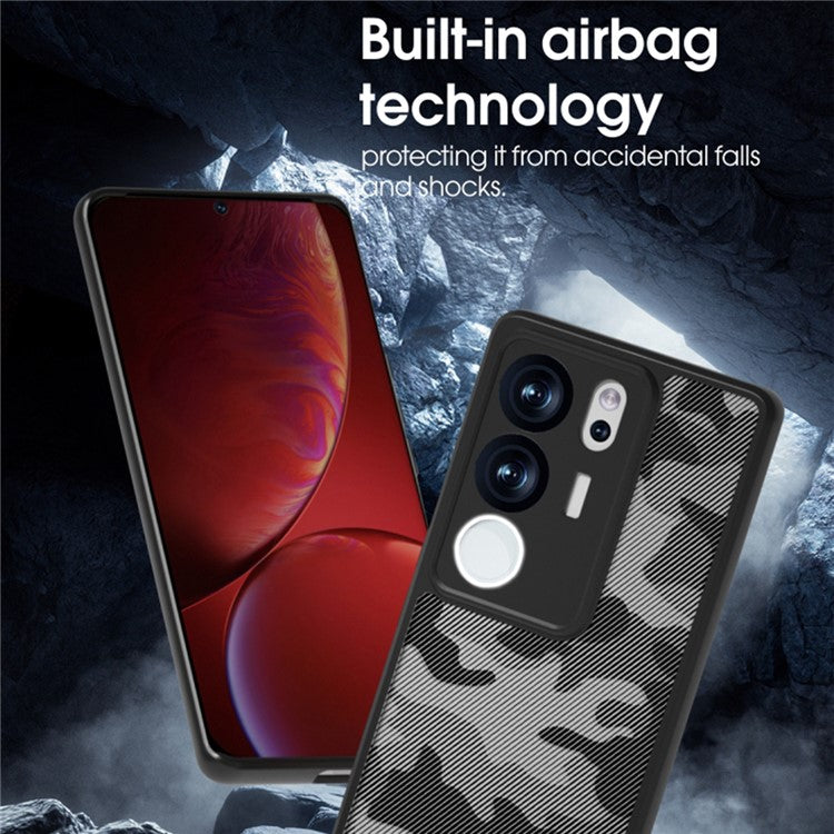 IBMRS For vivo S17 Pro 5G / S17 5G / V29 5G / V29 Pro 5G Case PC+TPU Precise Camera Cutouts Cover - Artistic Camouflage
