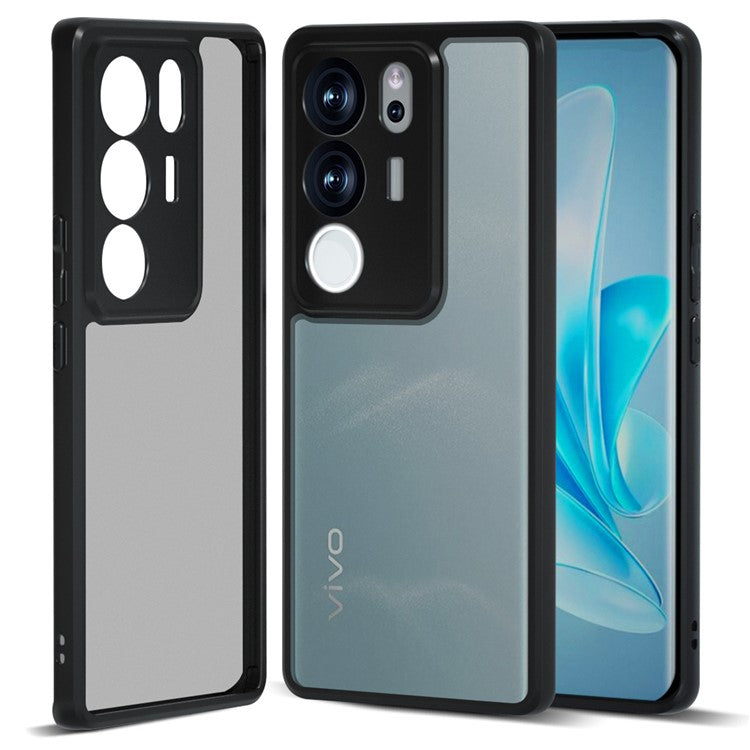 IBMRS For vivo S17 Pro 5G / S17 5G / V29 5G / V29 Pro 5G Case PC+TPU Precise Camera Cutouts Cover - Matte Black