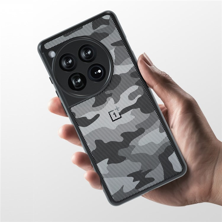 IBMRS Phone Cover for OnePlus 12 5G Cases Shockproof TPU+PC Phone Shell - Artistic Camouflage