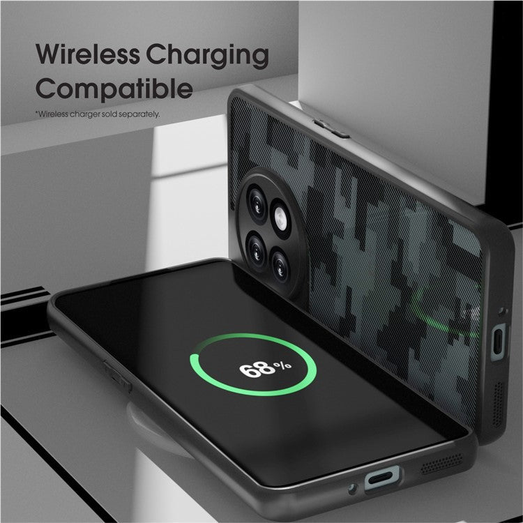 IBMRS Drop-Proof Phone Cover for OnePlus Ace 2 5G / 11R 5G Cases Shockproof TPU+PC Shell - Matte Black