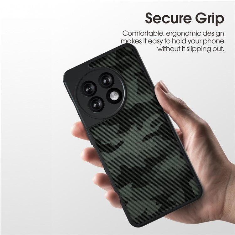 IBMRS Slim-Fit Case for OnePlus 11 5G Precise Cutout TPU+PC Phone Cover - Matte Black