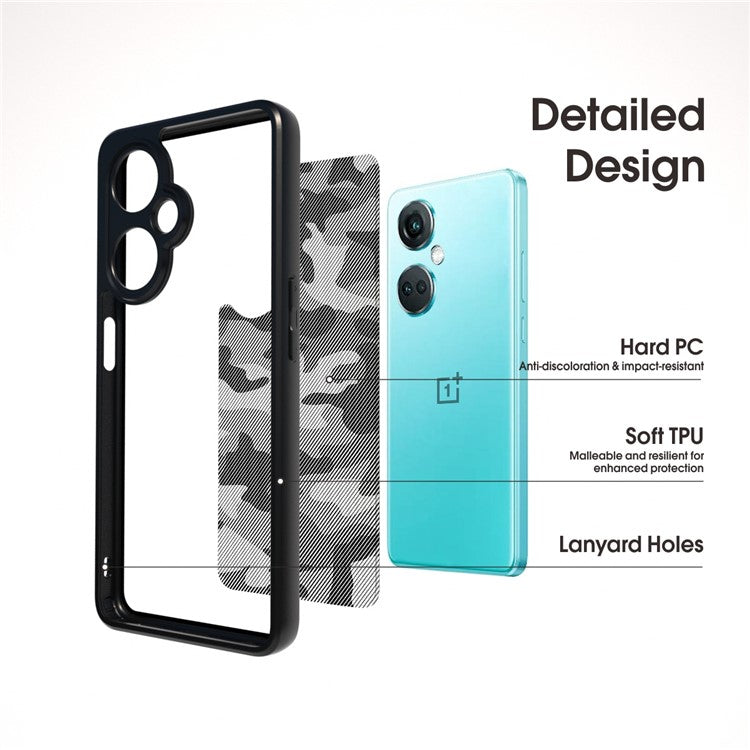 IBMRS Case for OnePlus Nord CE3 5G / K11 5G Cover Airbag Protection Phone Protector - Artistic Camouflage