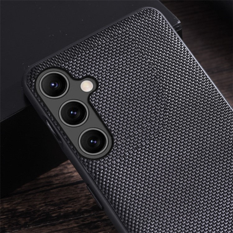 For Samsung Galaxy A15 4G / 5G Case Nylon TPU Slim Fit Shockproof Phone Cover - Red