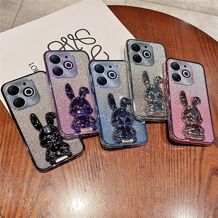 For Infinix Smart 8 4G / Hot 40i / Tecno Spark Go 2024 4G / Spark 20 Phone Case Dustproof PC+TPU Phone Cover - Purple