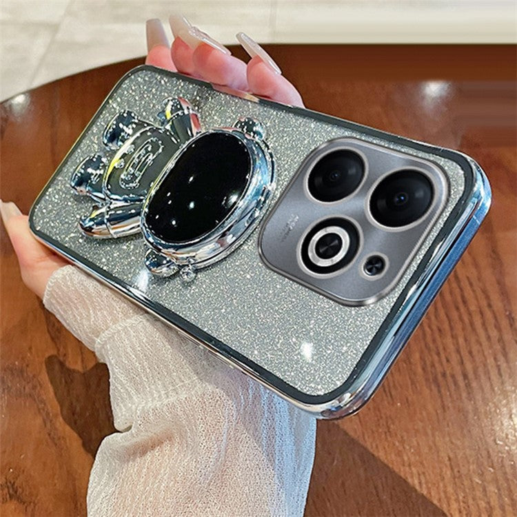 For Infinix Smart 8 4G / Hot 40i / Tecno Spark Go 2024 4G / Spark 20 Case PC+TPU Phone Shell - Silver