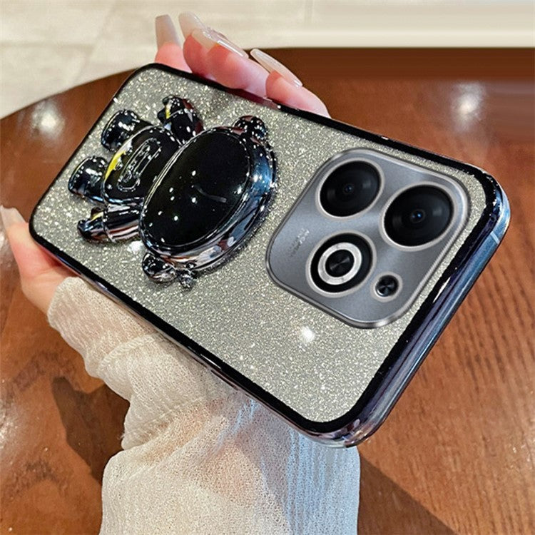 For Infinix Smart 8 4G / Hot 40i / Tecno Spark Go 2024 4G / Spark 20 Case PC+TPU Phone Shell - Black