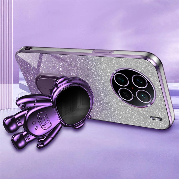 Kickstand Phone Case for vivo X90 Pro 5G Shockproof PC+TPU Cover Dustproof Phone Shell - Purple