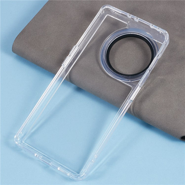 For OnePlus 11 5G / 11R 5G / Ace 2 5G Clear Case PC+TPU 2-in-1 Shockproof Protective Phone Cover - Transparent