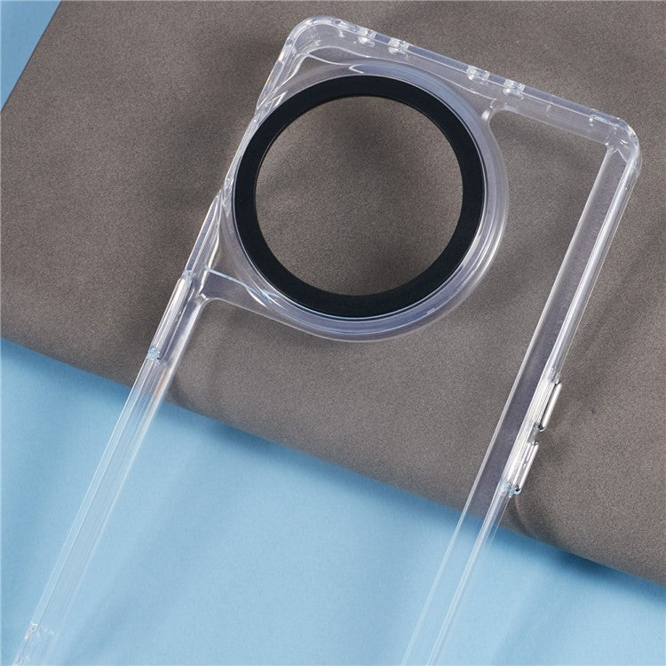 For OnePlus 11 5G / 11R 5G / Ace 2 5G Clear Case PC+TPU 2-in-1 Shockproof Protective Phone Cover - Transparent