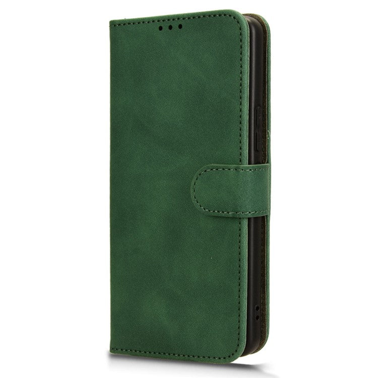 For Asus ROG Phone 8 Pro 5G / 8 5G Case Protective PU Leather Skin-touch Phone Cover - Green