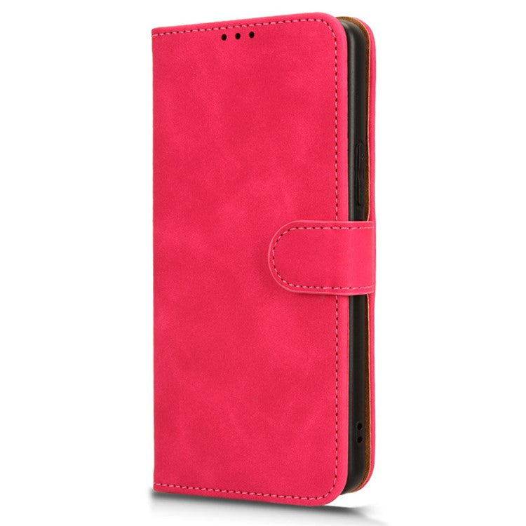 For Asus ROG Phone 8 Pro 5G / 8 5G Case Protective PU Leather Skin-touch Phone Cover - Rose