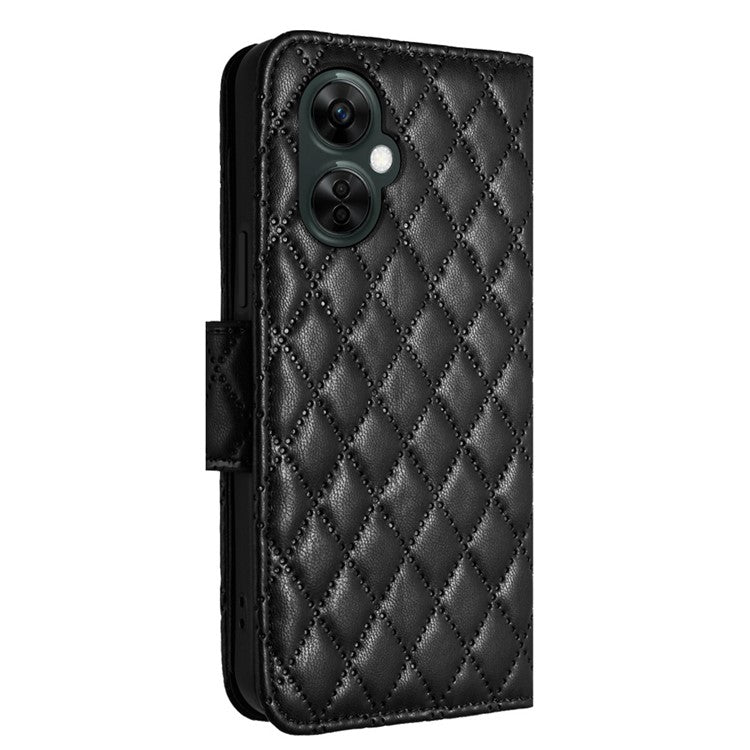 YB Imprinting Series-8 for OnePlus Nord CE 3 Lite 5G / Nord N30 5G / Oppo K11x 5G Leather Case Wallet Cover - Black