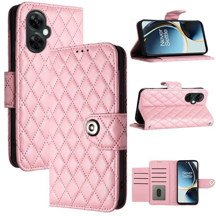 YB Imprinting Series-8 for OnePlus Nord CE 3 Lite 5G / Nord N30 5G / Oppo K11x 5G Leather Case Wallet Cover - Pink