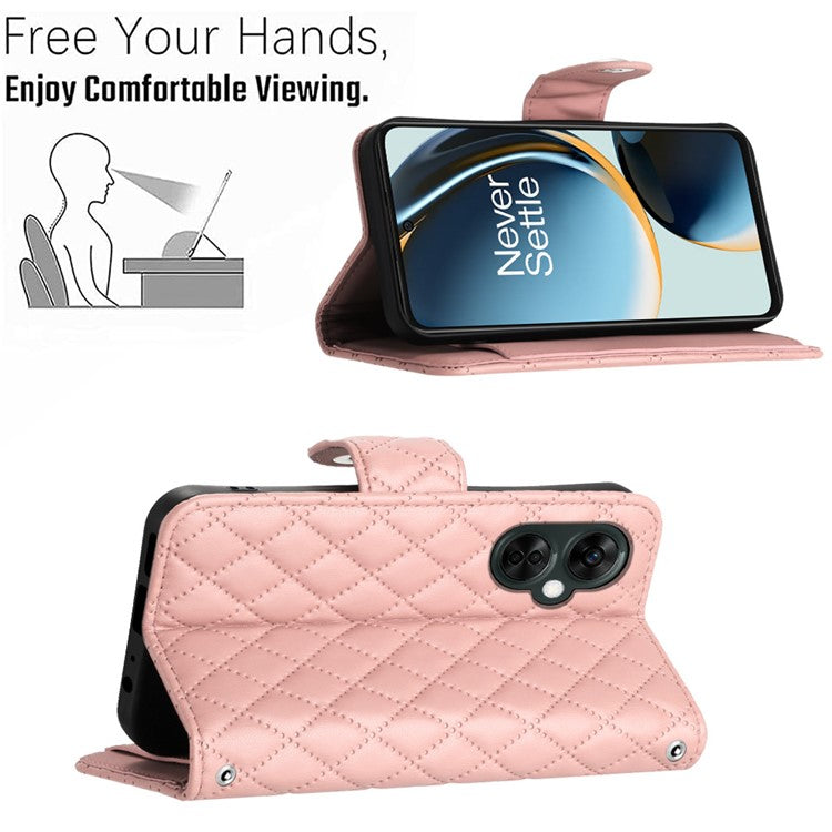 YB Imprinting Series-8 for OnePlus Nord CE 3 Lite 5G / Nord N30 5G / Oppo K11x 5G Leather Case Wallet Cover - Coral