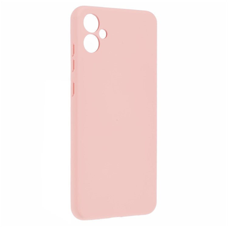 For Samsung Galaxy A04e 4G/F04 4G/M04 4G Cell Phone Case 2.0mm Soft TPU Arc Edge Shockproof Cover - Pink