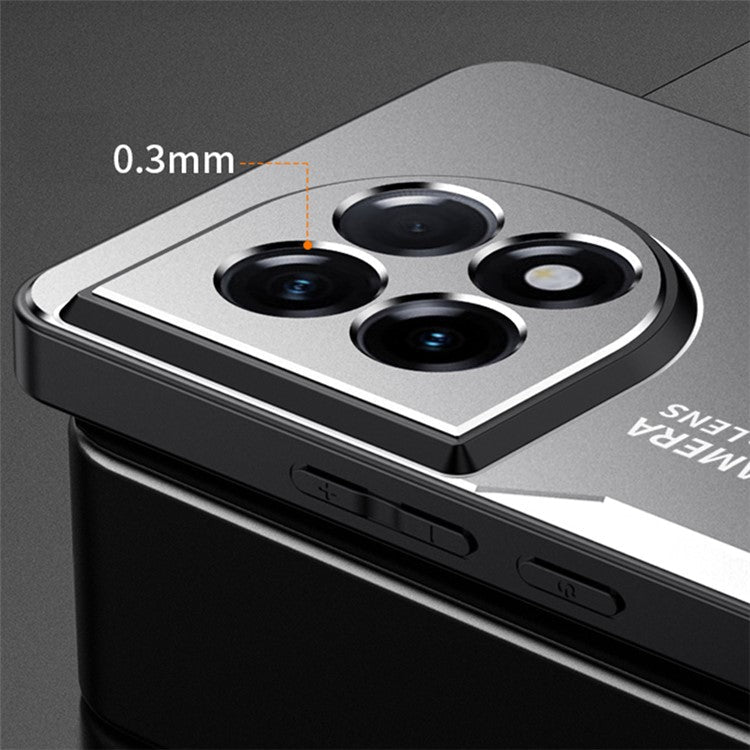 For OnePlus Ace 2 5G / 11R 5G Slim Case Anti-Drop Hybrid Matte Phone Cover - Silver