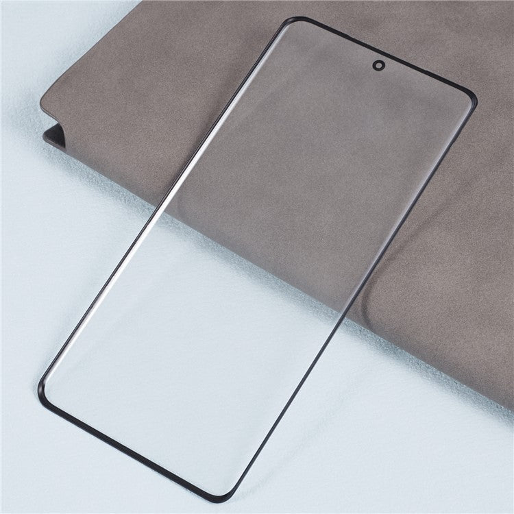 For Oppo Find X7 5G PHZ110 Front Screen Glass Lens + OCA Adhesive Replacement Parts (without Logo)