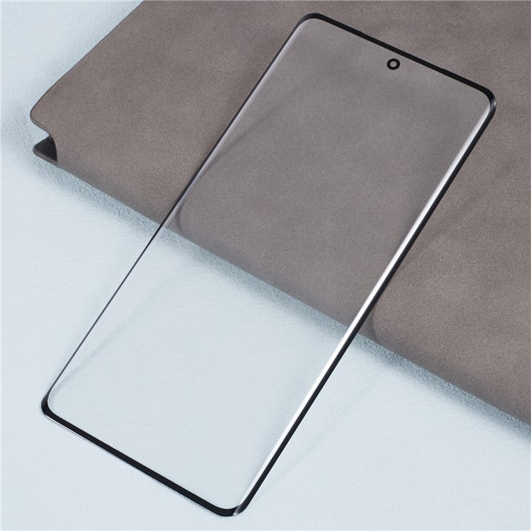 For Oppo Find X7 5G PHZ110 Front Screen Glass Lens + OCA Adhesive Replacement Parts (without Logo)