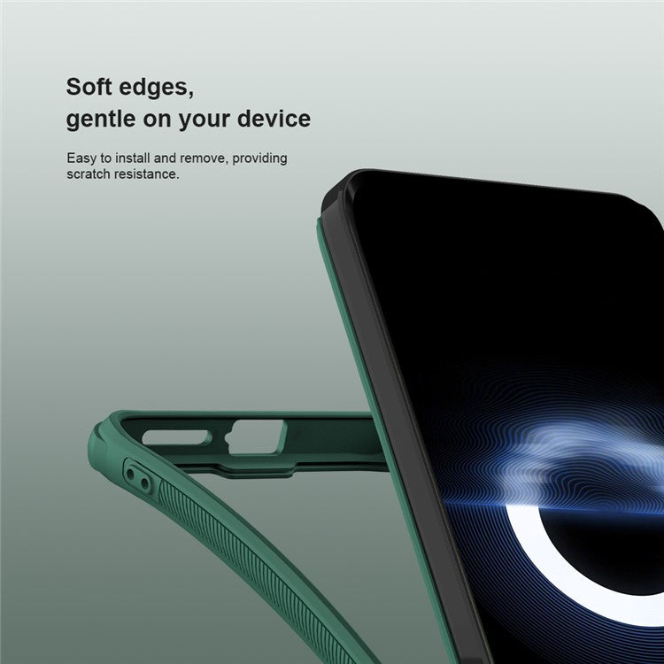 NILLKIN Frosted Shield Pro for Huawei Pura 70 Case PC+TPU Magnetic Phone Cover - Green