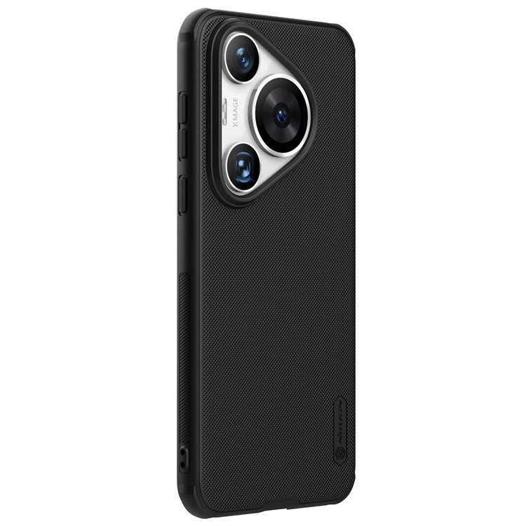 NILLKIN Super Frosted Shield Pro for Huawei Pura 70 Case PC+TPU Anti-Fall Shockproof Phone Cover - Black