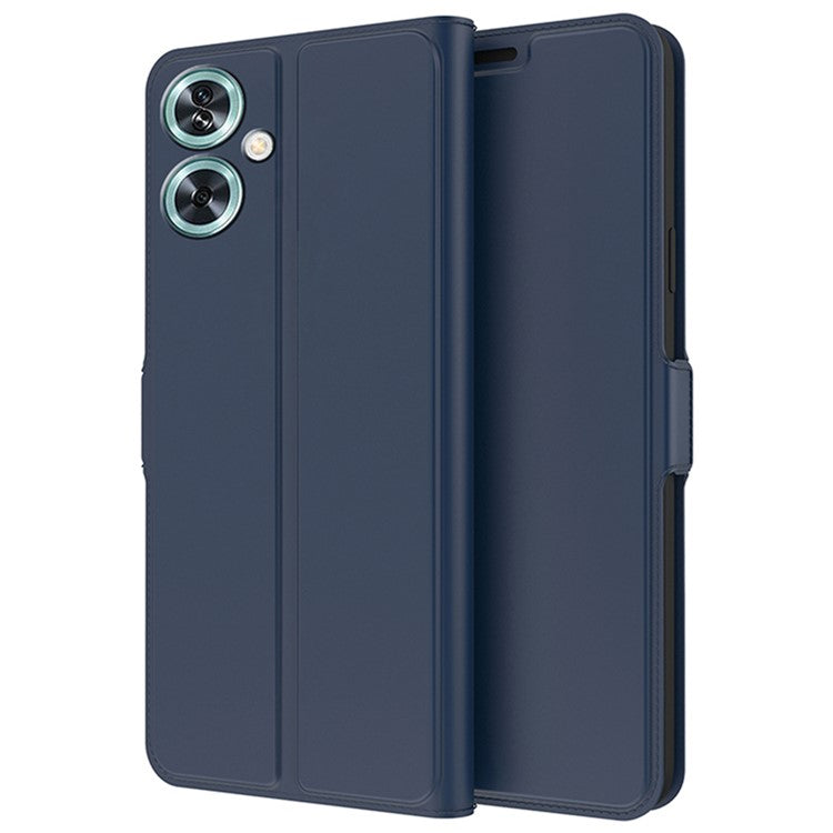 For OnePlus Nord N30 SE 5G Case Magnetic Buckle Flip Phone Cover with Card Holder - Blue