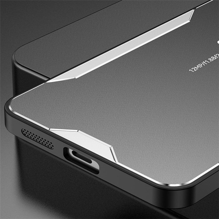 For Honor X30i Case Aluminum Alloy+TPU+PC Anti-Scratch Phone Cover - Blue