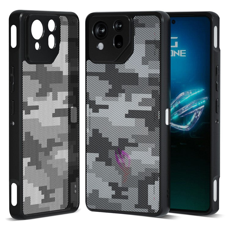 IBMRS For Asus ROG Phone 8 5G Case TPU+PC Shockproof Protection Phone Cover - Grid Camouflage