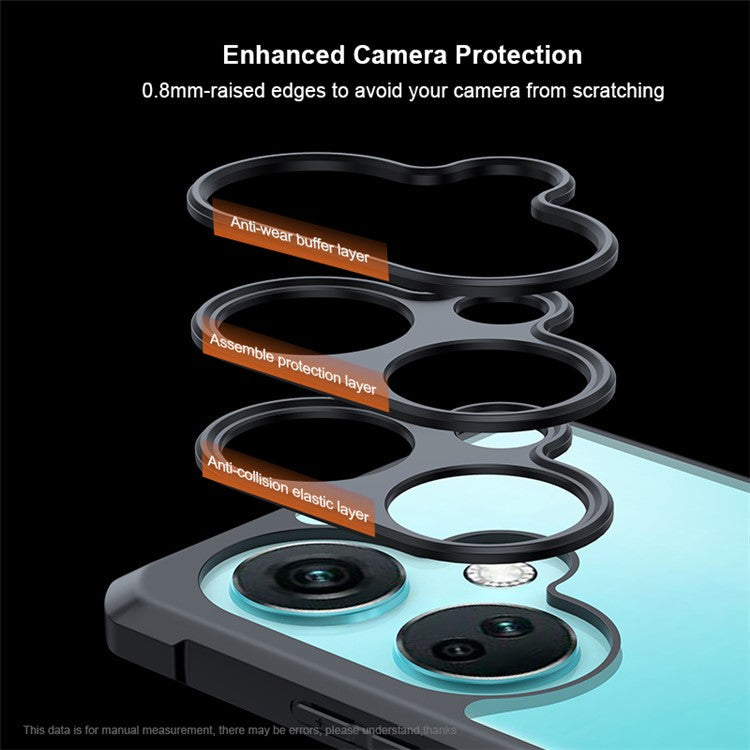 XUNDD For OnePlus Nord CE3 5G Drop Resistant Back Cover TPU+Acrylic Cell Phone Case