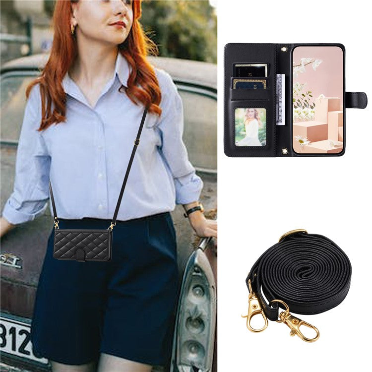 Leather Case for Oppo A77 5G / 4G / A77s 4G / A57 4G / A57 (2022) 5G / A57e 4G / A57s 4G / K10 5G / OnePlus Nord N20 SE 4G / N300 5G / Realme Narzo 50 5G - Black
