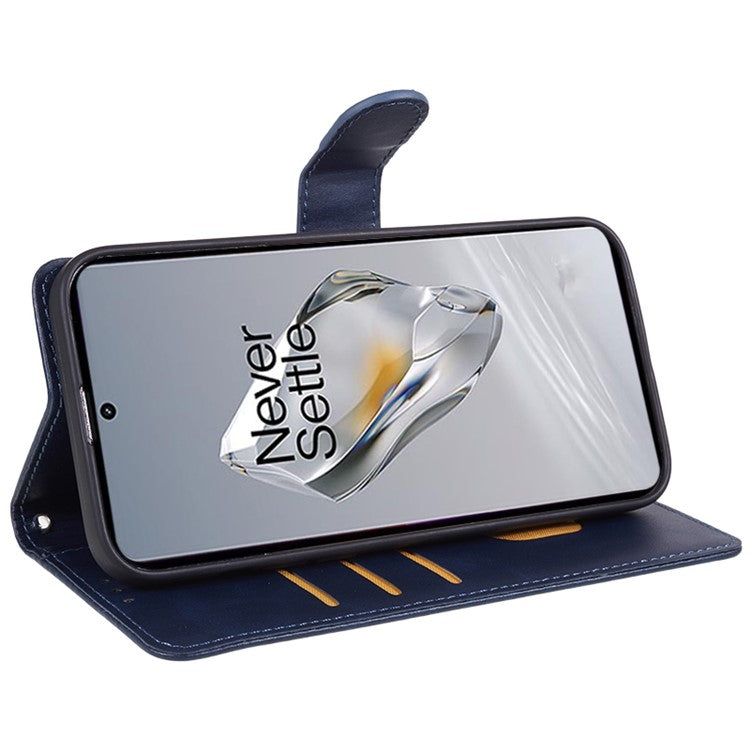 For OnePlus Nord N30 SE 5G Magnetic Clasp Case Calf Texture Leather Mobile Phone Cover - Blue