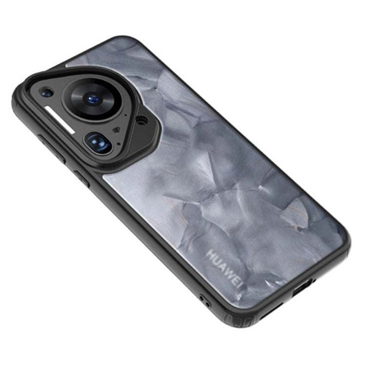 For Huawei Pura 70 Ultra Drop Protection Phone Case TPU+PC Hybrid Cover - Matte Black