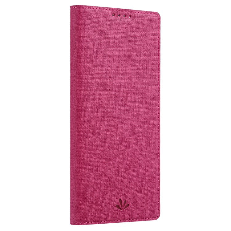VILI DMX Series For Oppo A79 5G / A2 5G Case Card Holder Leather Magnetic Closure Phone Cover - Rose