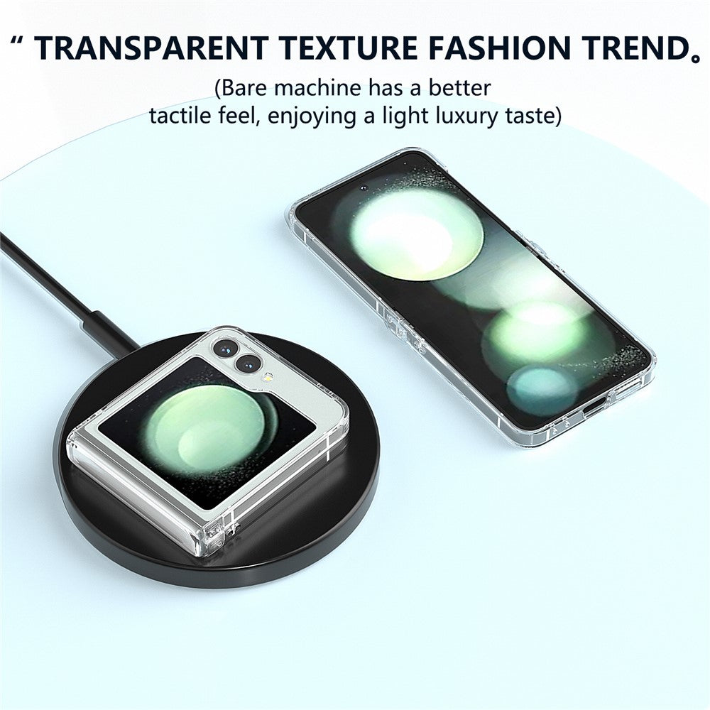 For Samsung Galaxy Z Flip7 FE 5G / Z Flip6 5G Clear Phone Case Hard PC Protective Phone Cover