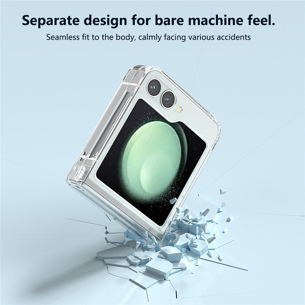 For Samsung Galaxy Z Flip7 FE 5G / Z Flip6 5G Clear Phone Case Hard PC Protective Phone Cover