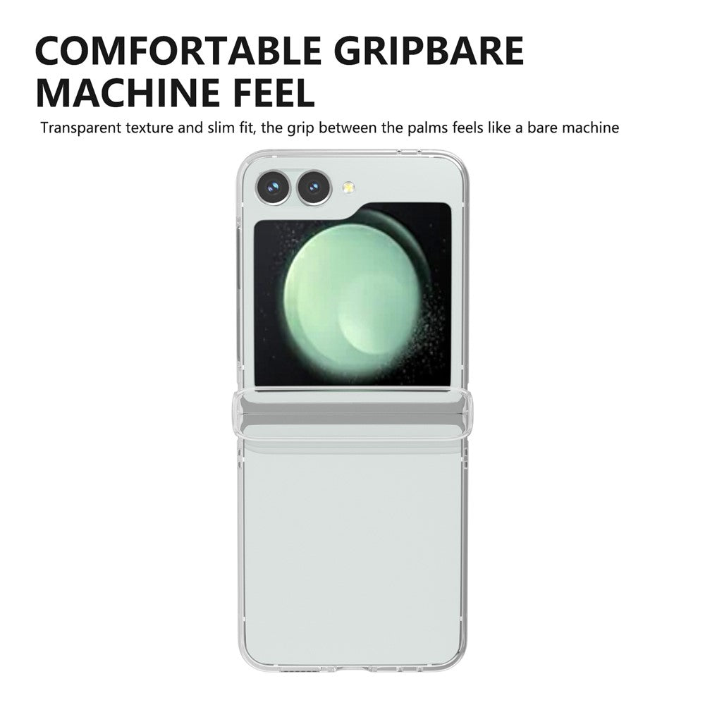 For Samsung Galaxy Z Flip7 FE 5G / Z Flip6 5G Clear Phone Case Hard PC Protective Phone Cover
