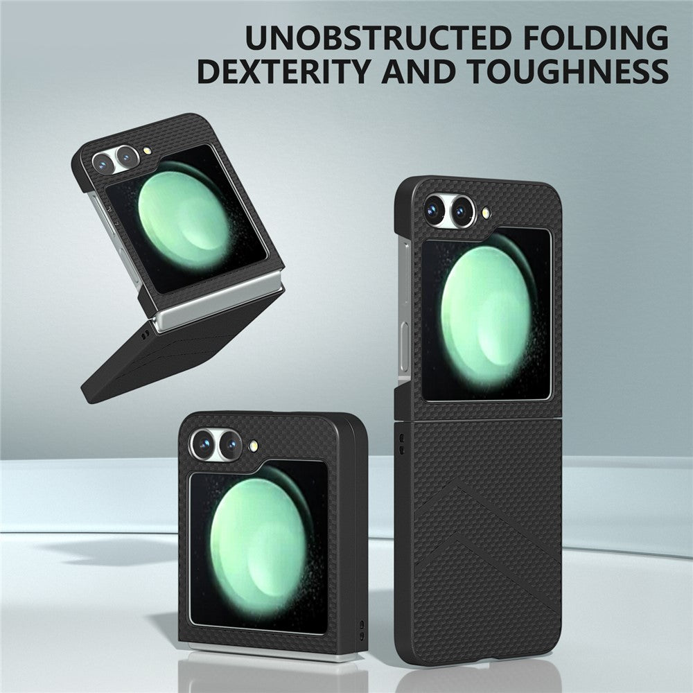 For Samsung Galaxy Z Flip7 FE 5G / Z Flip6 5G Case Hard PC Matte Folding Phone Cover - Black