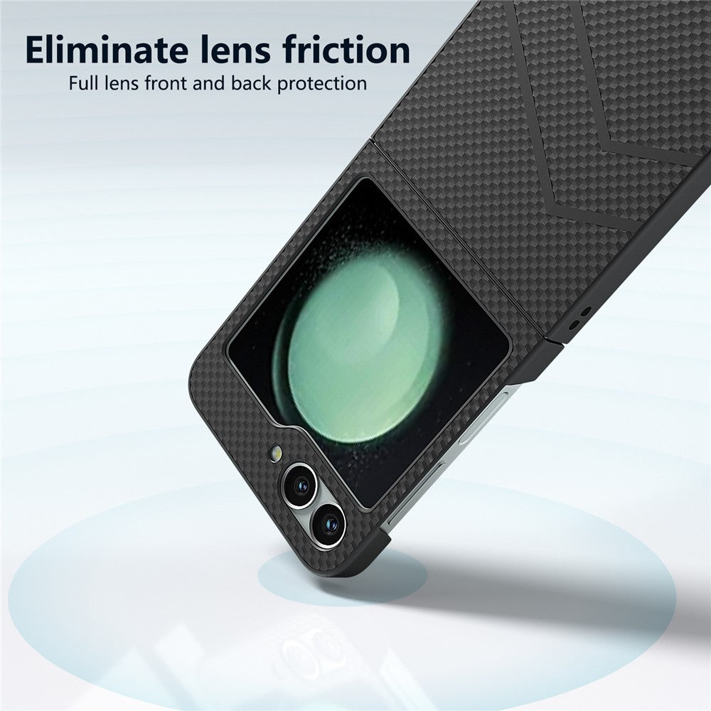 For Samsung Galaxy Z Flip7 FE 5G / Z Flip6 5G Case Hard PC Matte Folding Phone Cover - Black