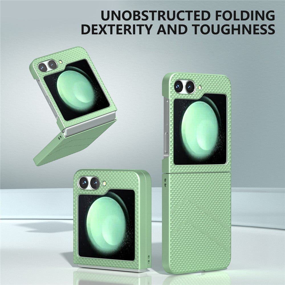For Samsung Galaxy Z Flip7 FE 5G / Z Flip6 5G Case Hard PC Matte Folding Phone Cover - Light Green