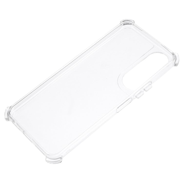 For vivo Y17s 4G Case Three Layer Shockproof PC+TPU Phone Cover - Transparent